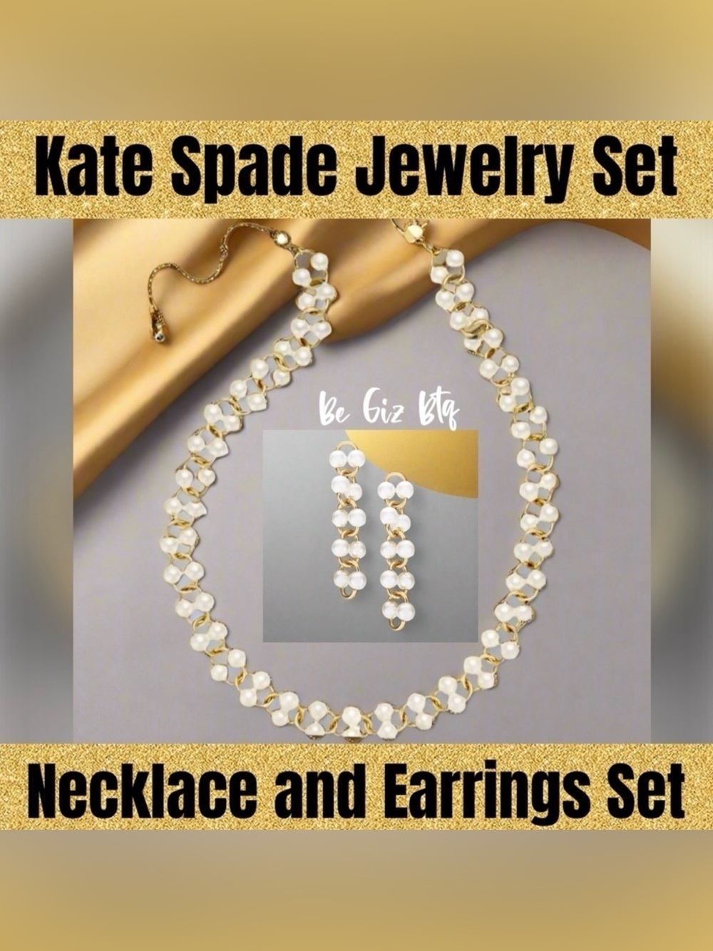 🆕 KATE SPADE Authentic Necklace & Earrings Set At Awesome Prices To Buy Now